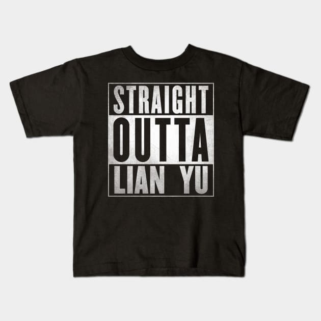 Straight Outta Lian Yu Kids T-Shirt by fenixlaw